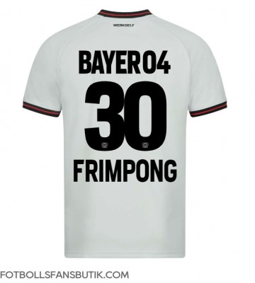 Bayer Leverkusen Jeremie Frimpong #30 Replika Bortatröja 2023-24 Kortärmad